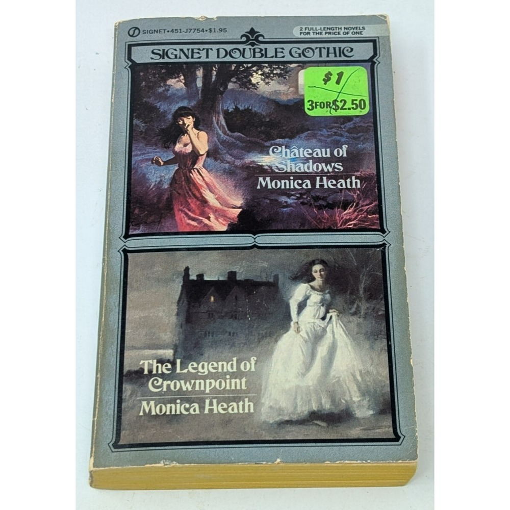 Chateau Of Shadows & Legend Of Crownpoint Heath Signet Double Print Gothic Book